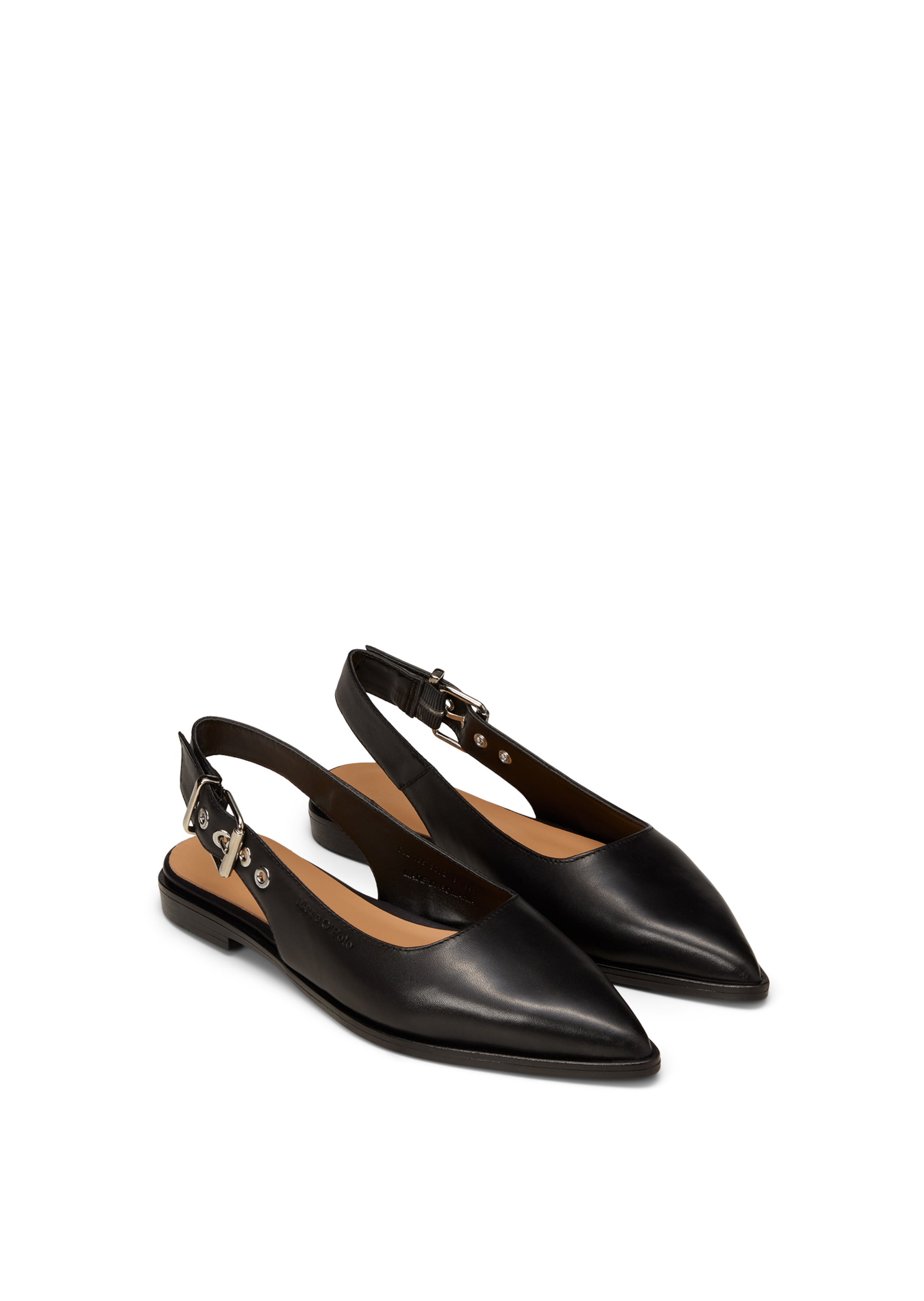 Marc O'Polo Ballerina 'Camilla' in Zwart