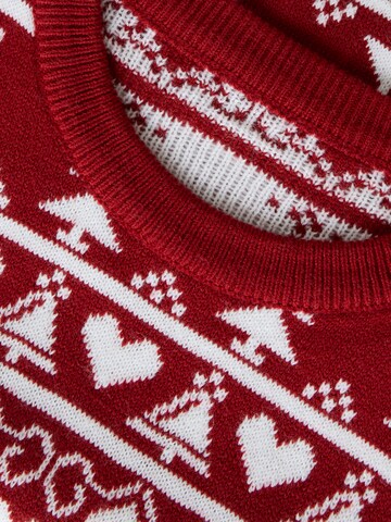 NAME IT Sweater 'NMNRISMAS' in Red