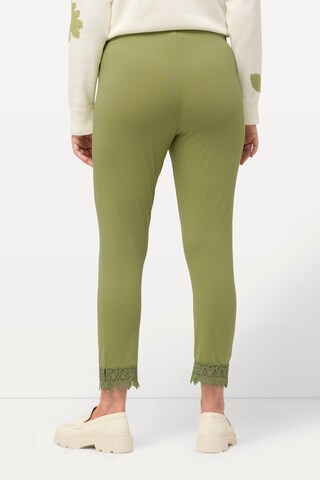 Ulla Popken Skinny Broek in Groen