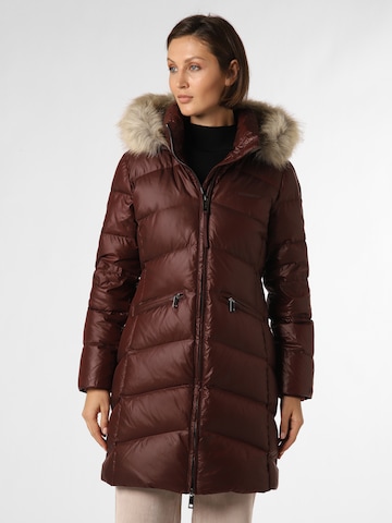 Calvin Klein Winter Coat in Red: front