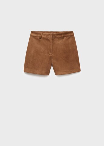 MANGO TEEN Regular Shorts in Braun