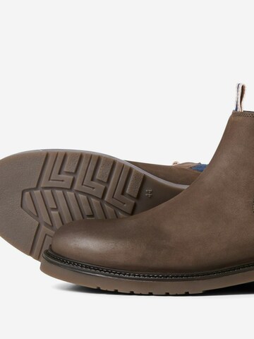 JACK & JONES Chelsea boots 'Leyton' in Bruin