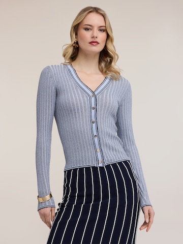 MOTIVI Knit Cardigan in Blue: front