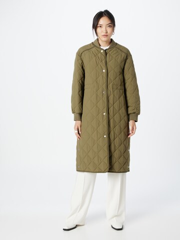 BOSS Between-seasons coat 'Paliutta' in Green: front