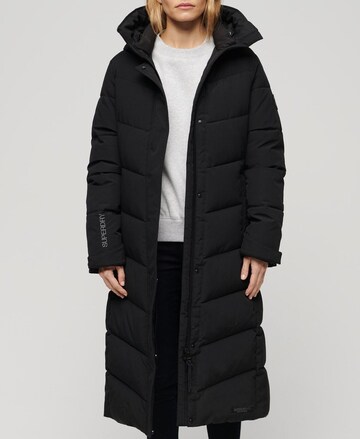 Manteau d’hiver Superdry en noir