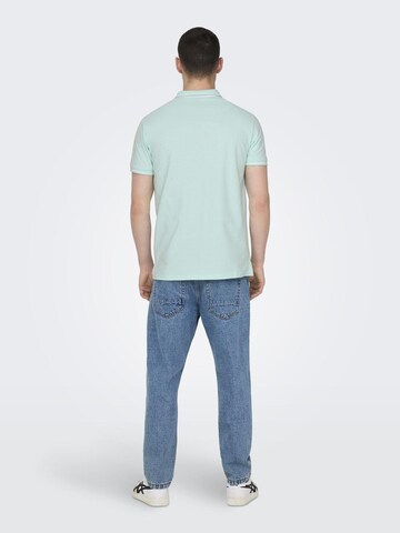 Only & Sons Poloshirt 'FLETCHER' in Blau