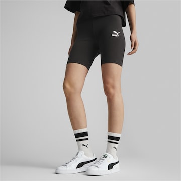 PUMA - Skinny Pantalón deportivo 'Dare To Feelin' en negro: frente