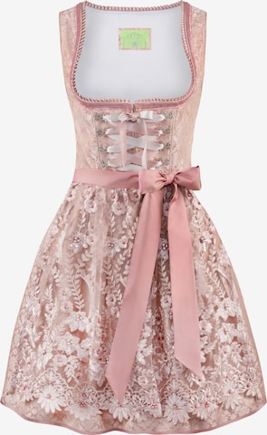 rozā STOCKERPOINT "Dirndl" stila kleita 'Melida': no priekšpuses