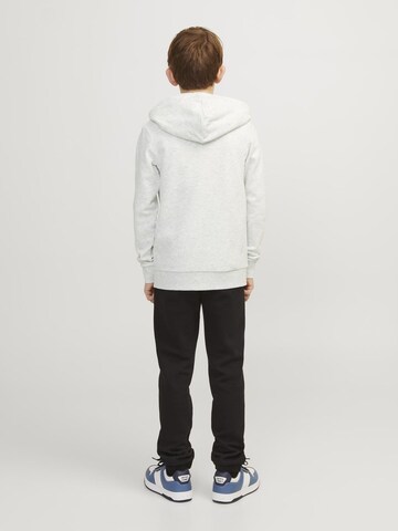 Jack & Jones Junior Zip-Up Hoodie in White