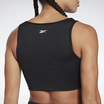 Reebok Sportovní top – černá