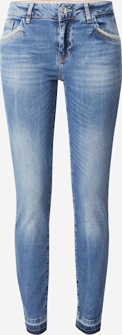 MOS MOSH Slimfit Jeansy w kolorze niebieski: przód
