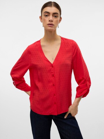 VERO MODA Blouse 'VMRonja' in Rood