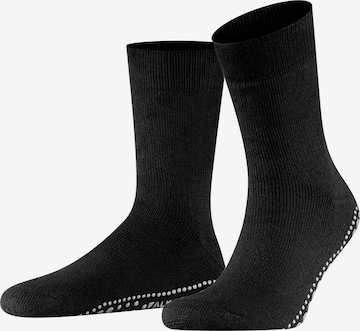 FALKE Socken 'Homepads' in Schwarz: Vorderseite