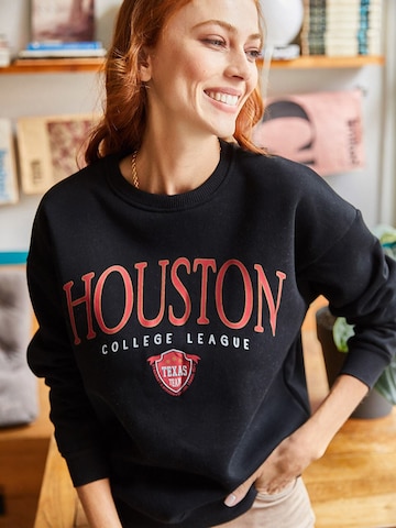 olalook Bluzka sportowa w kolorze czarny