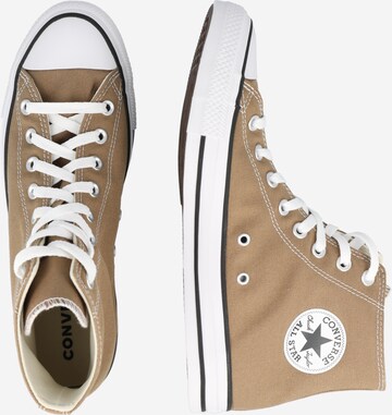 CONVERSE Magas szárú sportcipők 'Chuck Taylor All Star' - bézs