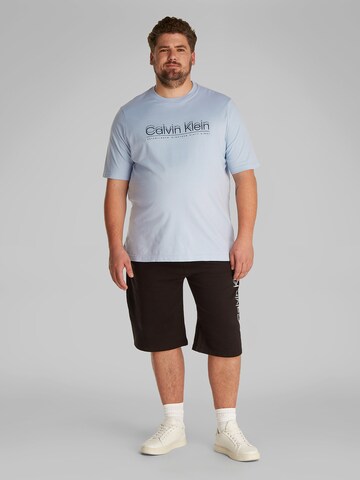 Maglietta di Calvin Klein Big & Tall in blu