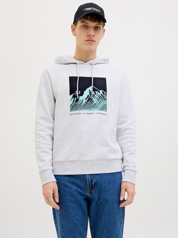 JJ Rebel - Sudadera 'JREBRAVEN' en blanco: frente