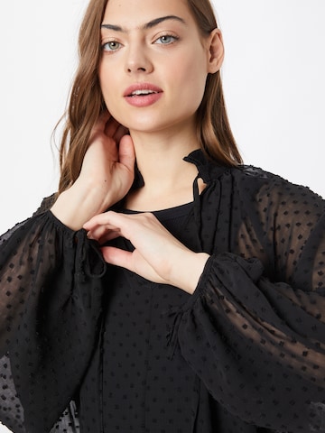 Oasis - Blusa 'Dobby' en negro