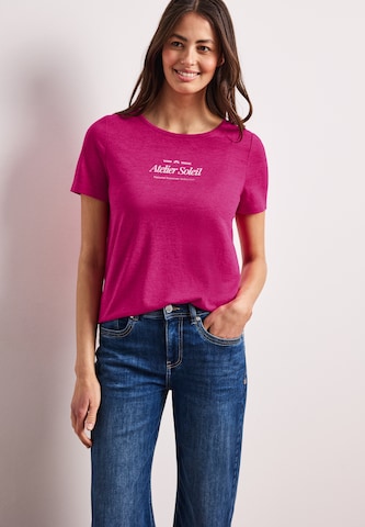 STREET ONE Shirt in Pink: front