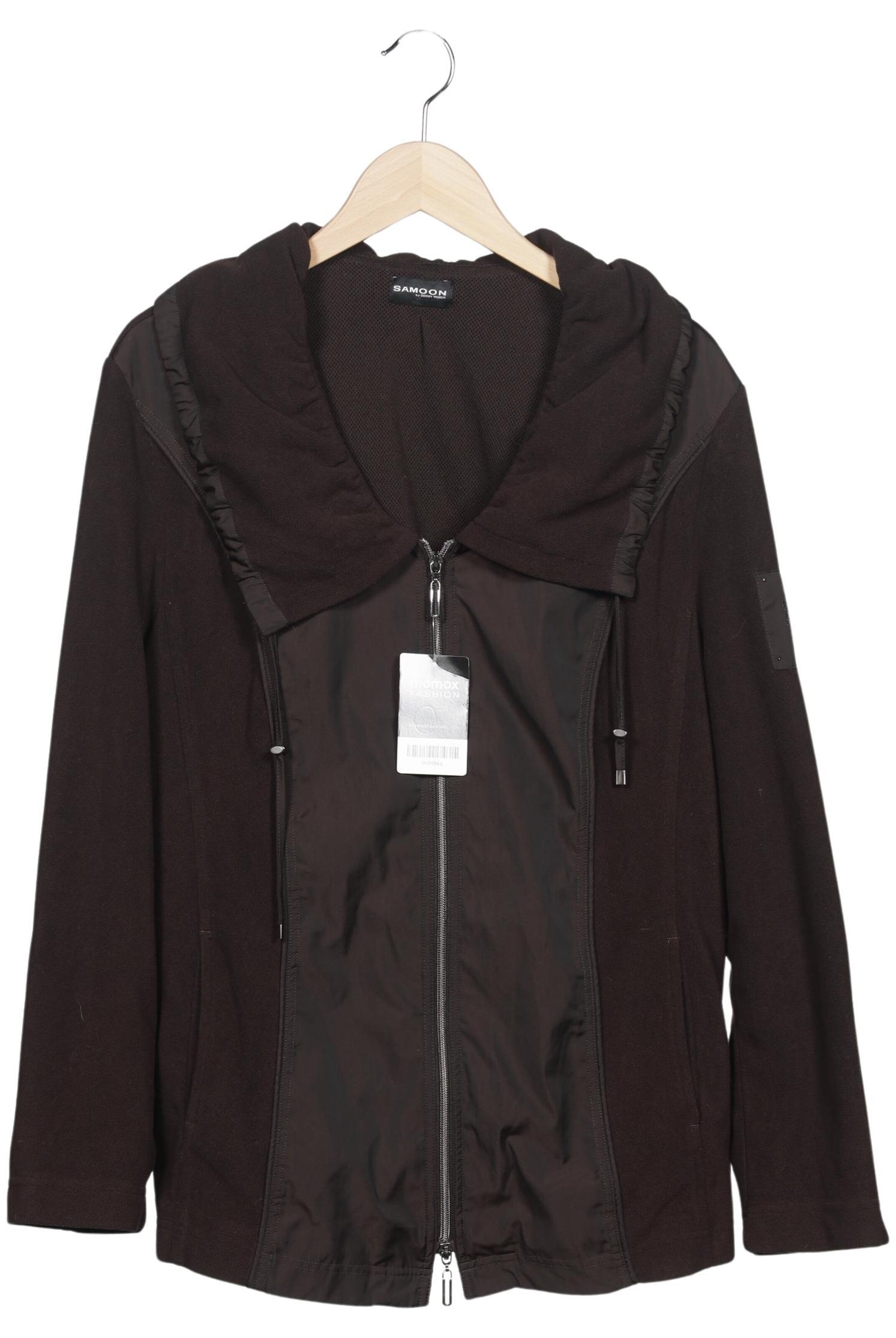 SAMOON Jacket & Coat in XXL in Brown: front