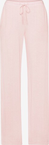 Hanro Pyjamabroek ' Natural Elegance ' in Roze: voorkant