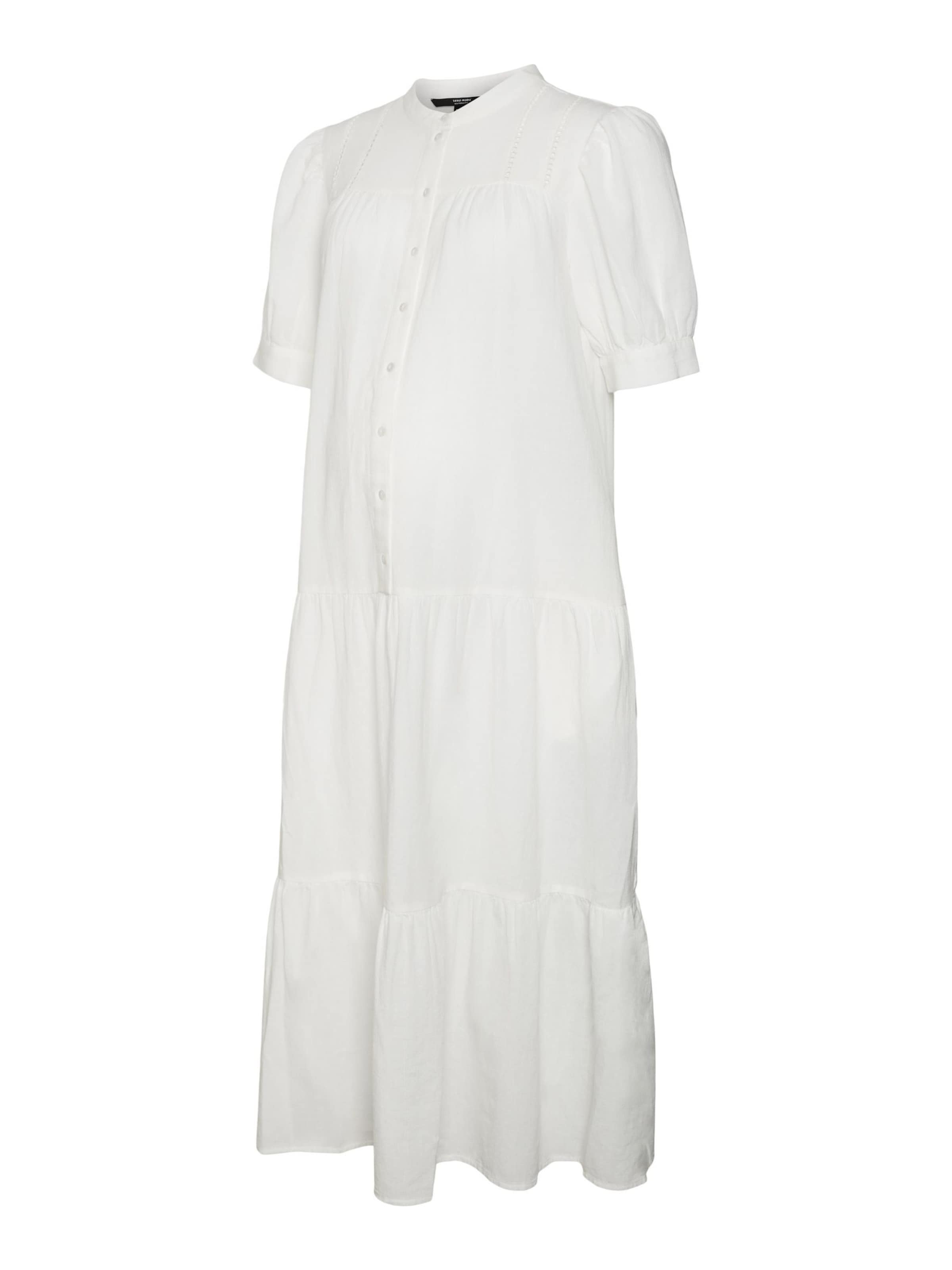 Robe Vero Moda Maternity en blanc : devant