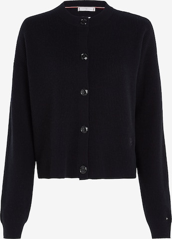 TOMMY HILFIGER Strickjacke in Schwarz: predná strana