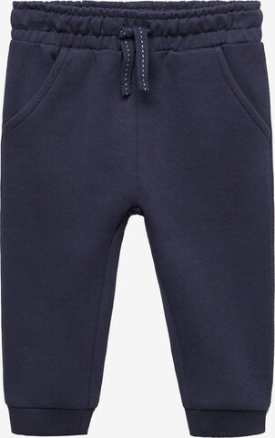 MANGO KIDS Tapered Broek 'MATEO5' in Blauw: voorkant