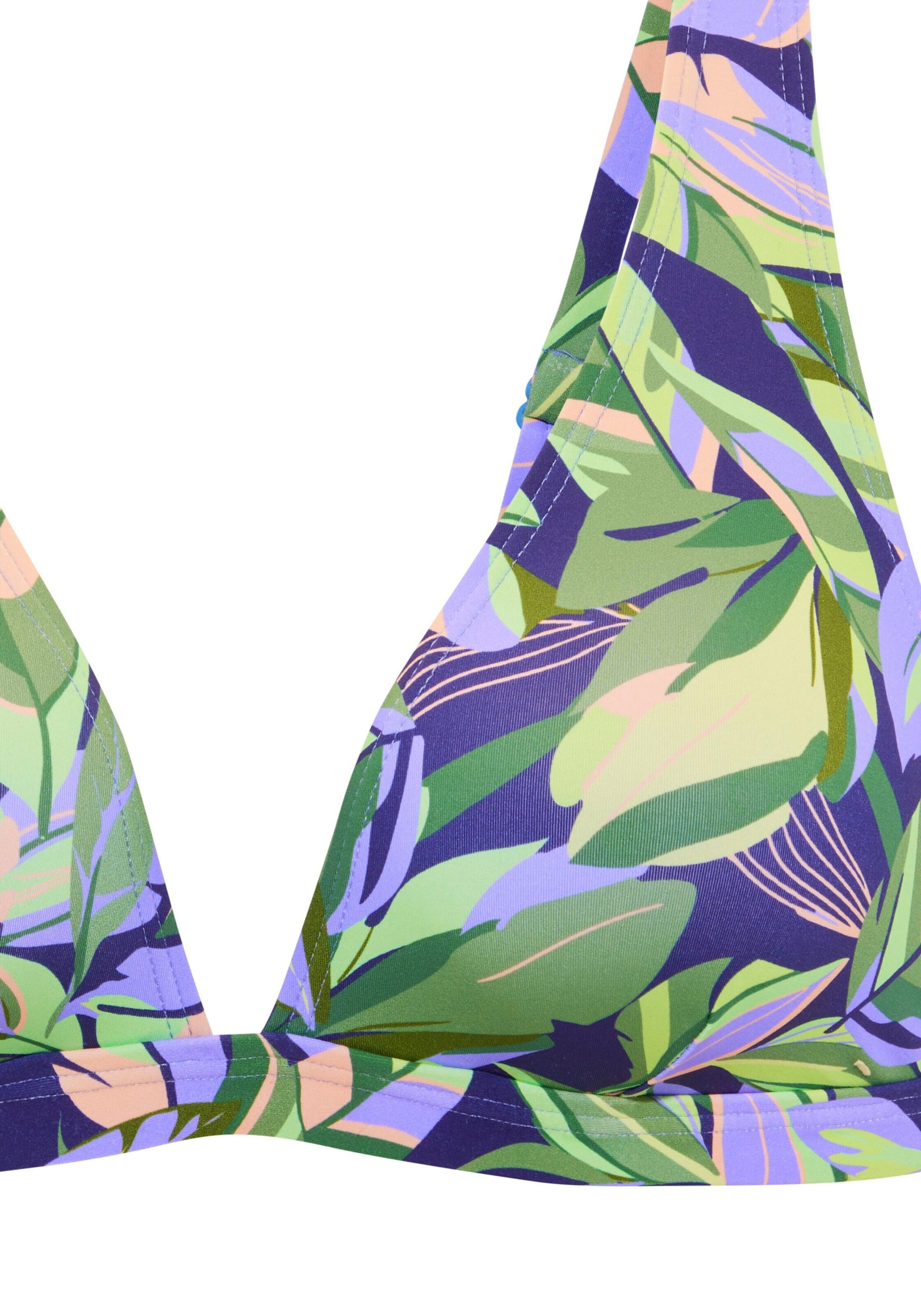 s.Oliver Trikotni nedrčki Bikini zgornji del | modra barva