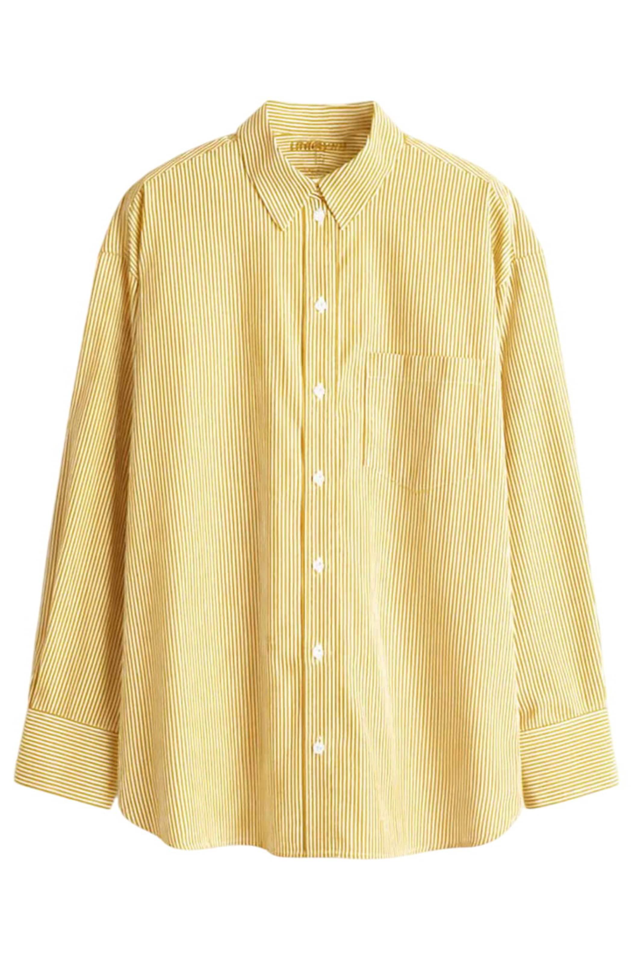 UNIQVIBE Blouse in Yellow: front