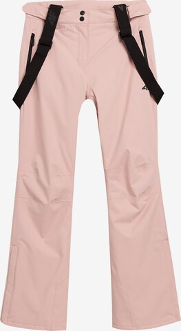 4F - regular Pantalón deportivo en rosa: frente