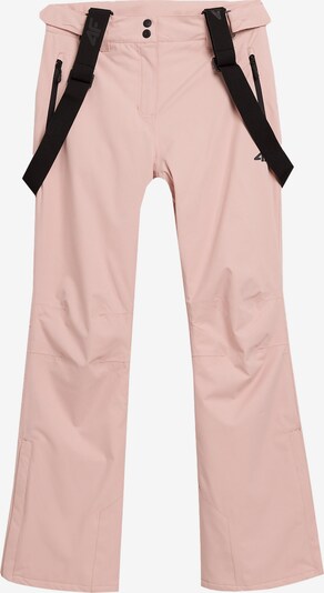 Pantaloni sportivi 4F di colore rosa chiaro / nero, Visualizzazione prodotti