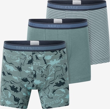 SCHIESSER - Calzoncillo en verde: frente