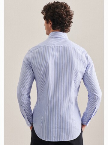 SEIDENSTICKER Slim fit Business shirt in Blue