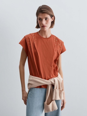 Scalpers T-Shirt in Orange: Vorderseite