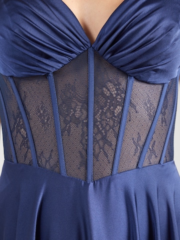 mascara - Vestido de noche en azul