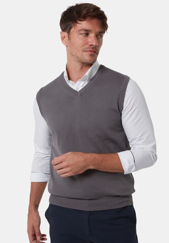 Jimmy Sanders Sweater Vest 'Talon' in Grey: front