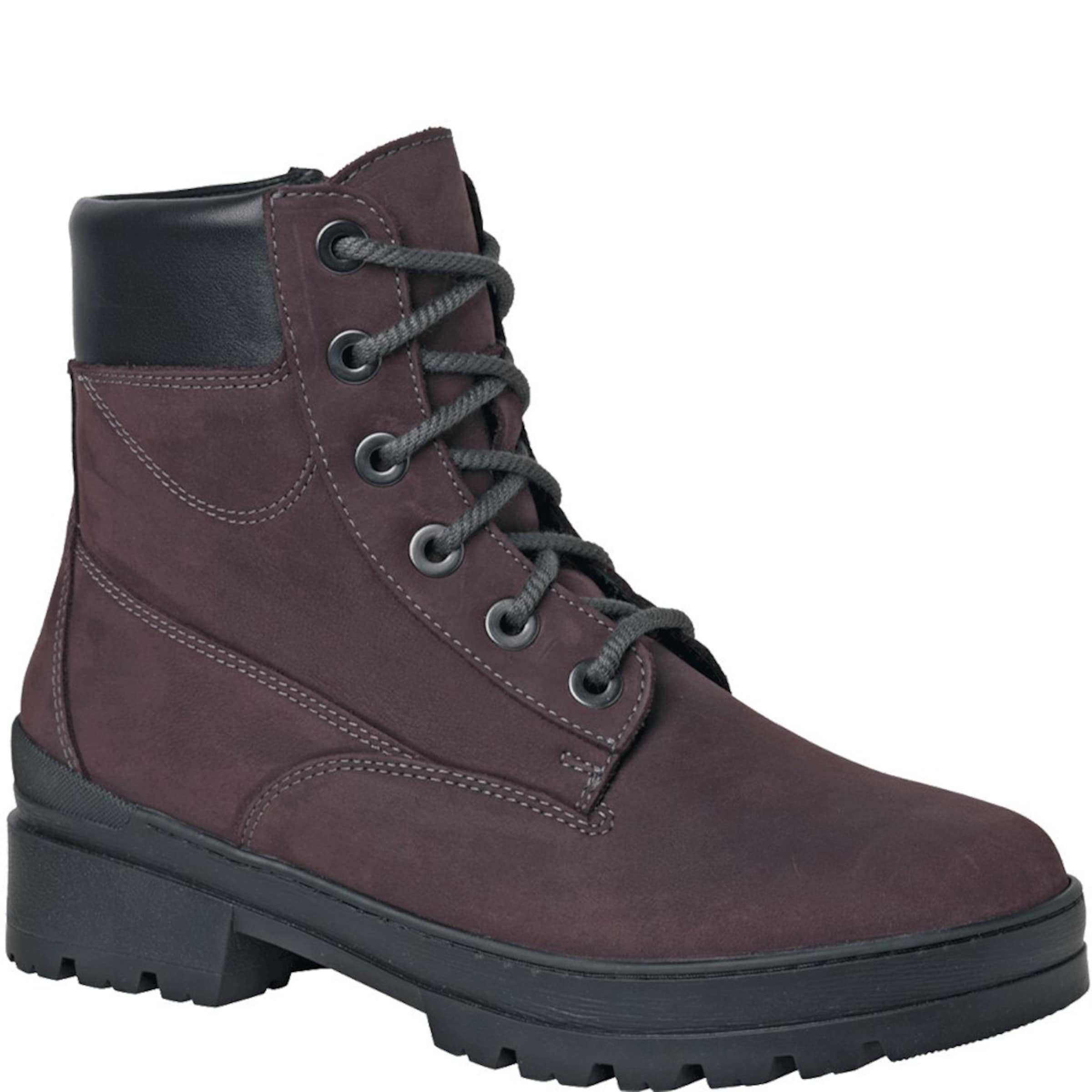 Ganter Lace-up bootie in Red