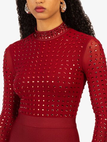 Robe de cocktail Kraimod en rouge