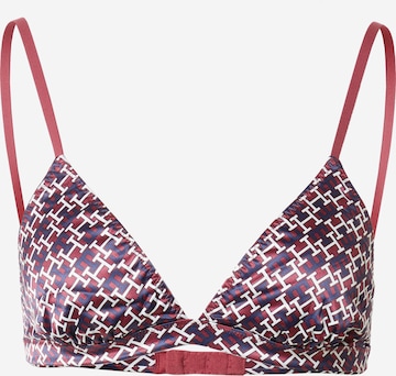 Tommy Hilfiger Underwear - Triángulo Top de bikini en rojo: frente
