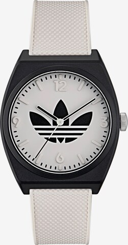 ADIDAS ORIGINALS Analoguhr in Weiß: predná strana