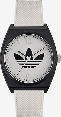 ADIDAS ORIGINALS Analog Watch in White: front