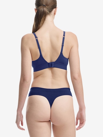 ADIDAS ORIGINALS Triangle Bra ' Unlined ' in Blue