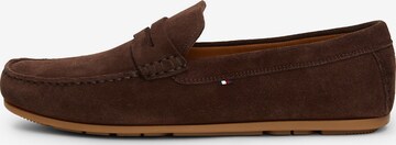 TOMMY HILFIGER Moccasins 'Suede Driver' in Brown: front