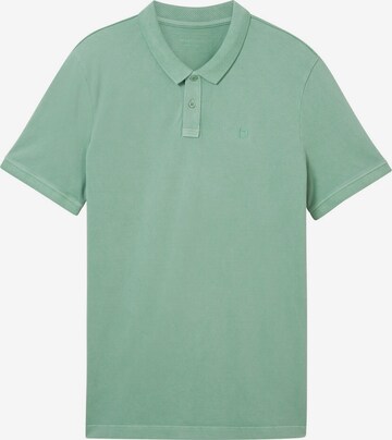 T-Shirt TOM TAILOR DENIM en vert : devant