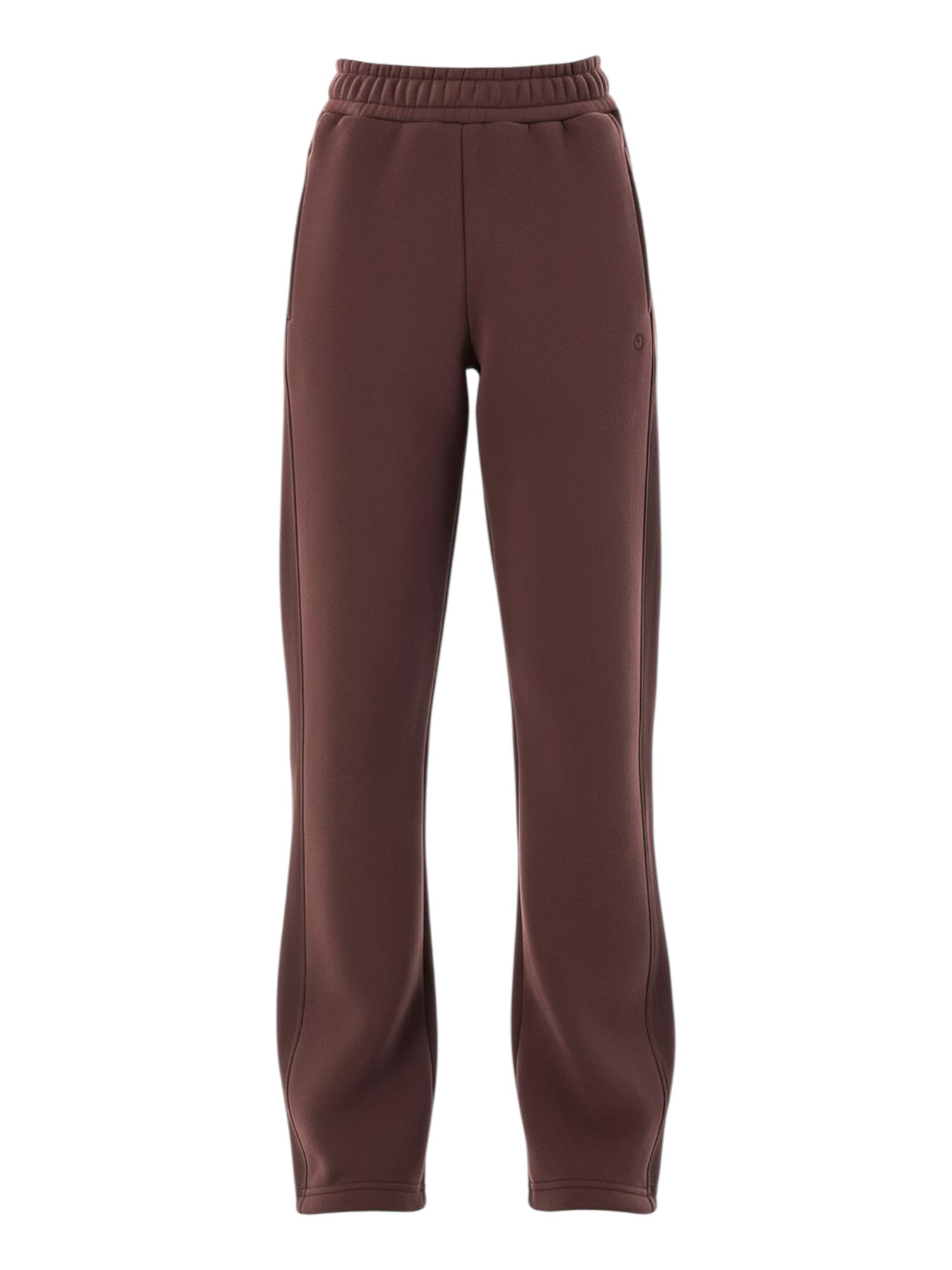 Organication Pants in Brown: front