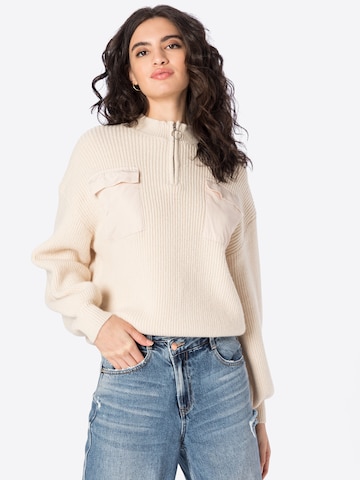 ONLY Pullover 'PETRA' in Beige: predná strana