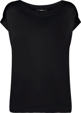 T-shirt ESPRIT en noir : devant