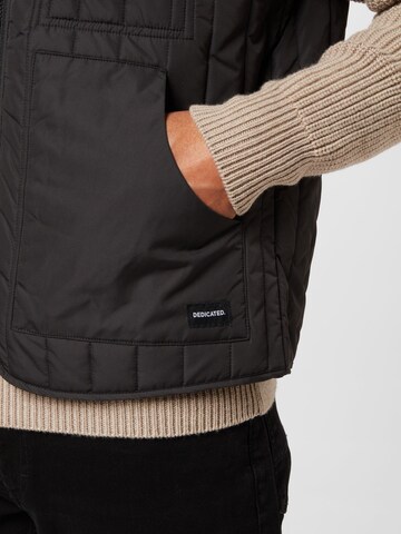 Gilet 'Quilted' di DEDICATED. in nero