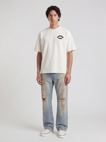 Mansour Shirt 'Paris College T-shirt' in Beige: voorkant